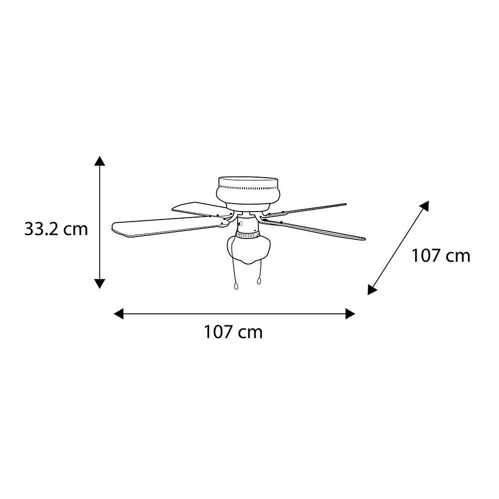 VENTILADOR DE TECHO LITTLETON 42 PULGADAS