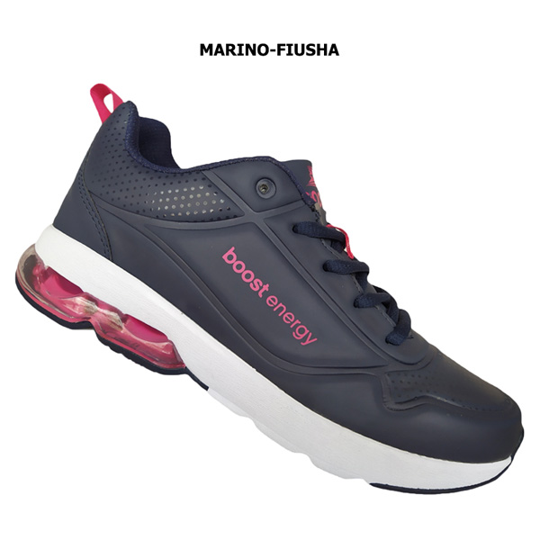 TENIS DEPORTIVOS PARA MUJER  CON VALVULA ANTI-IMPACTO  MARCA BOOST MOD.043DBST