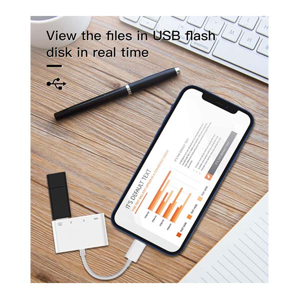 Adaptador de tarjeta de memoria Micro SD TF Lightning macho a USB 3.0 hembra, cable OTG para Apple iPhone 11 12 Mini Max Pro xs xr x se2 7 8plus iPad air A conector Flash Stick Drive divisor