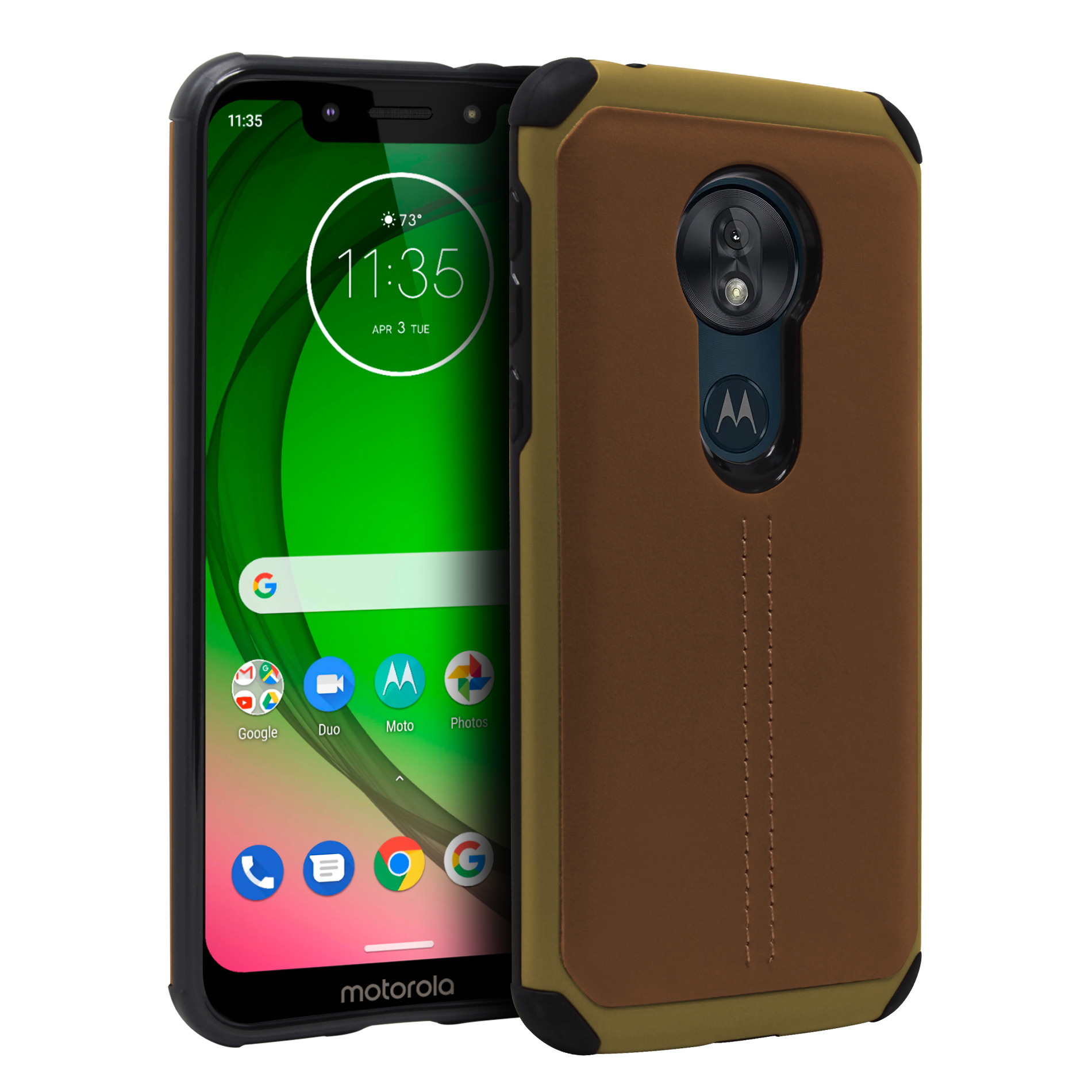 Funda TPU Tipo Piel Para Motorola G7 / Moto G7 Plus Xt1965-2 State22