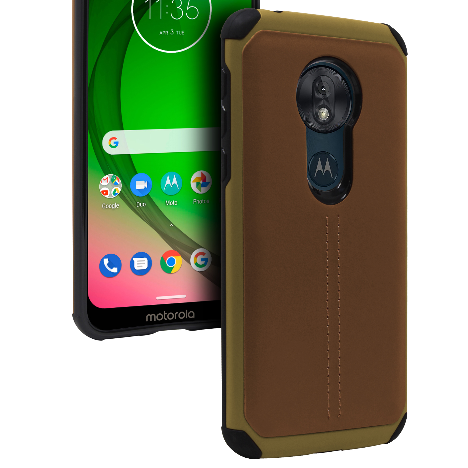 Funda TPU Tipo Piel Para Motorola G7 / Moto G7 Plus Xt1965-2 State22