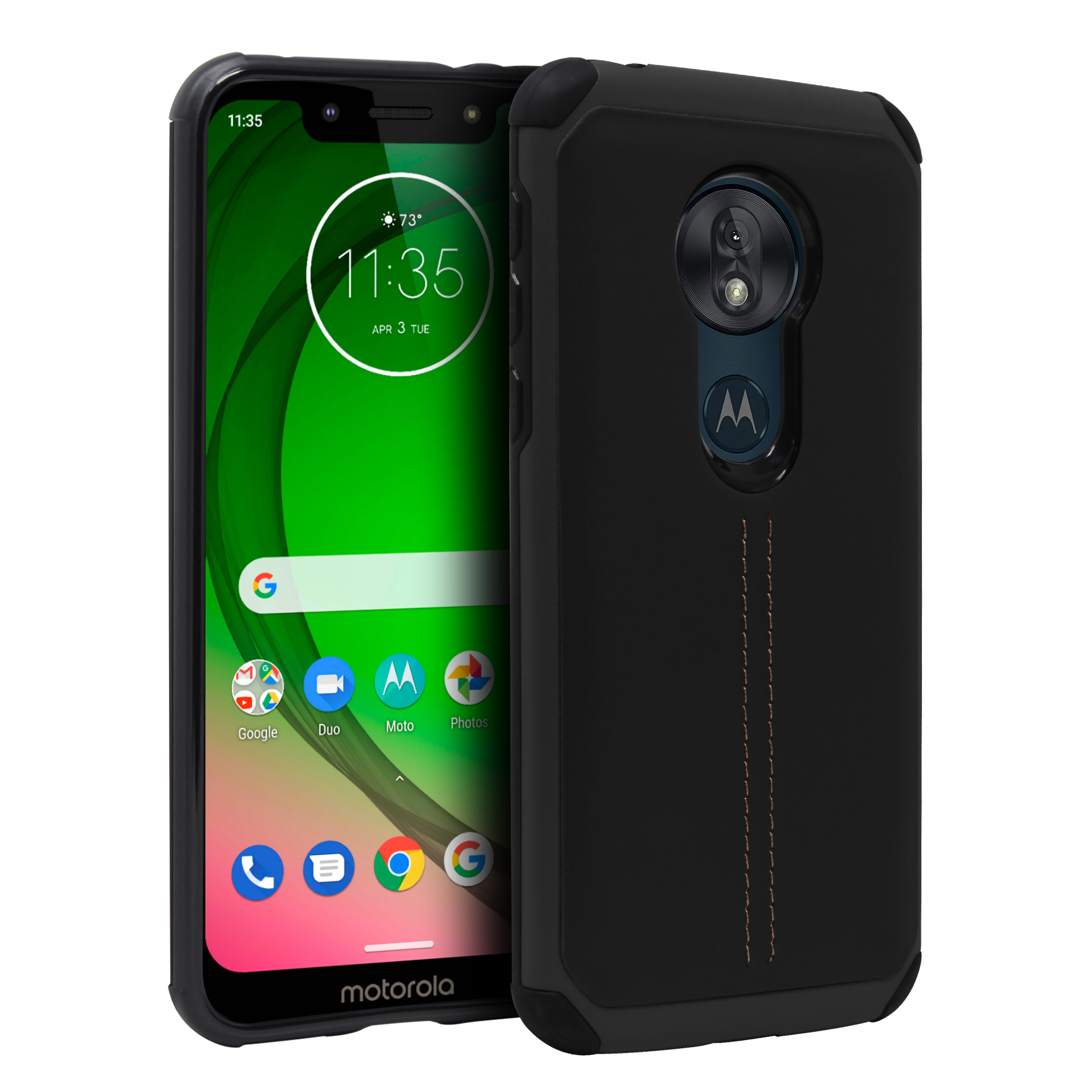 Funda TPU Tipo Piel Para Motorola G7 / Moto G7 Plus Xt1965-2 State22