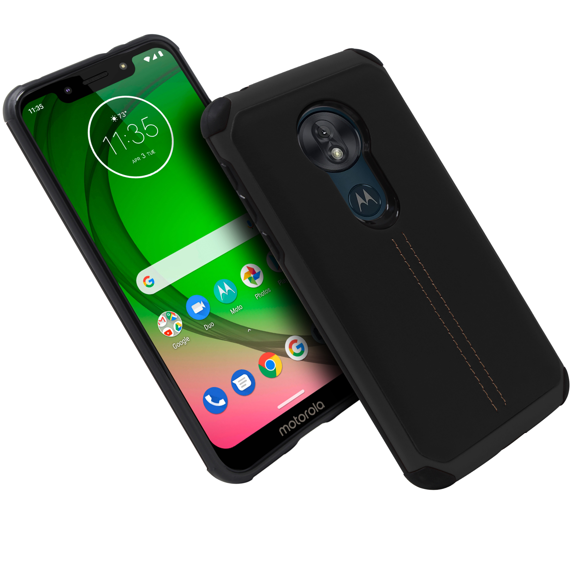 Funda TPU Tipo Piel Para Motorola G7 / Moto G7 Plus Xt1965-2 State22
