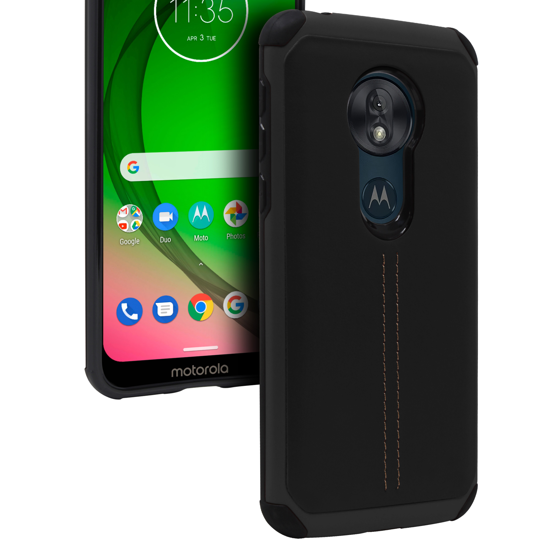 Funda TPU Tipo Piel Para Motorola G7 / Moto G7 Plus Xt1965-2 State22