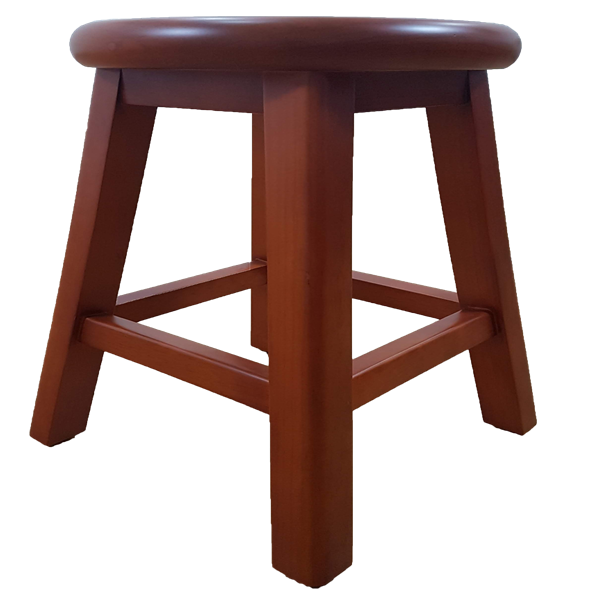 Banco de madera Redondo - Casa Bonita Muebles