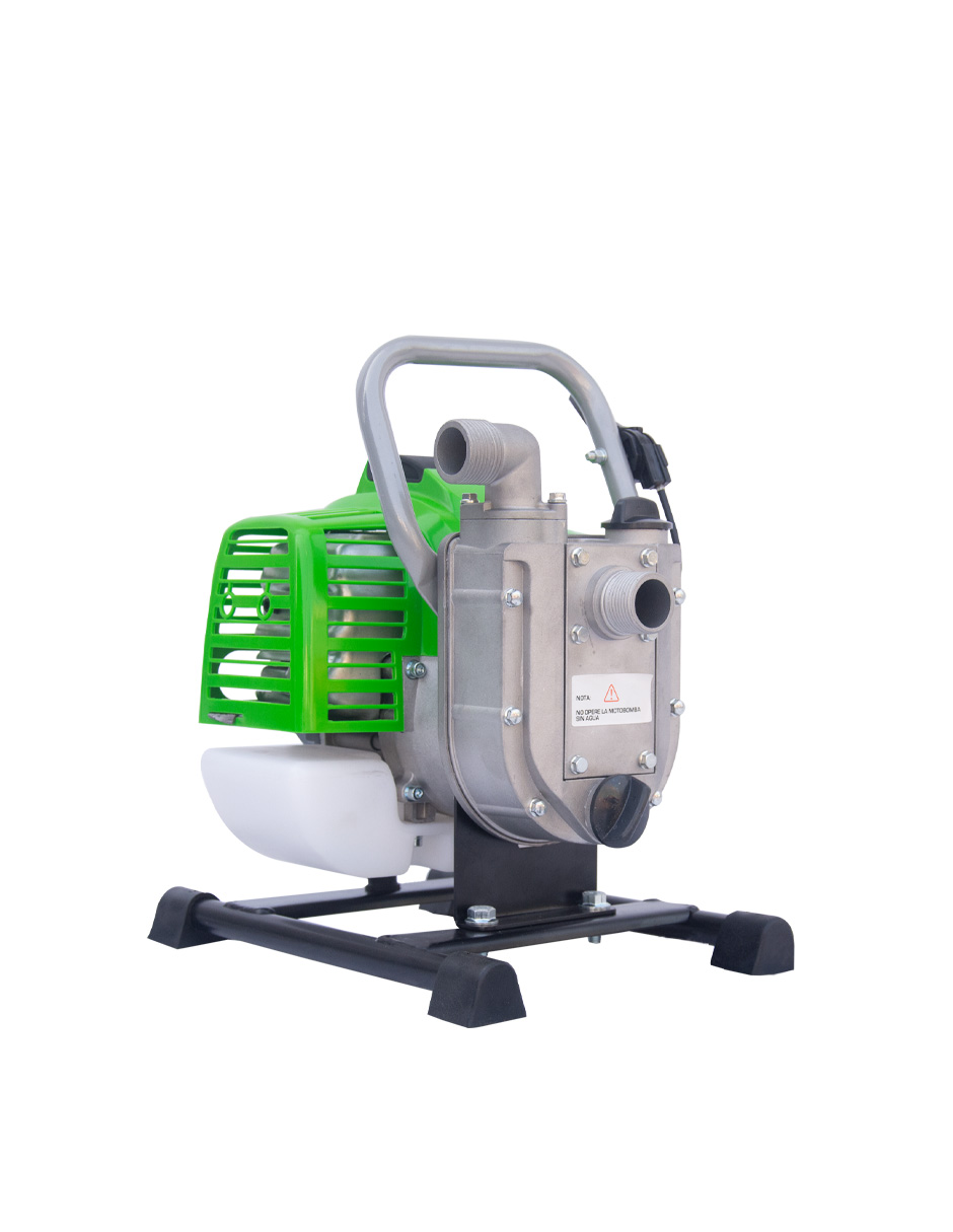 MOTOBOMBA PORTATIL KINRO BK1000 AUTOCEBANTE DE 1"X1" CON MOTOR DE 2 TIEMPOS 