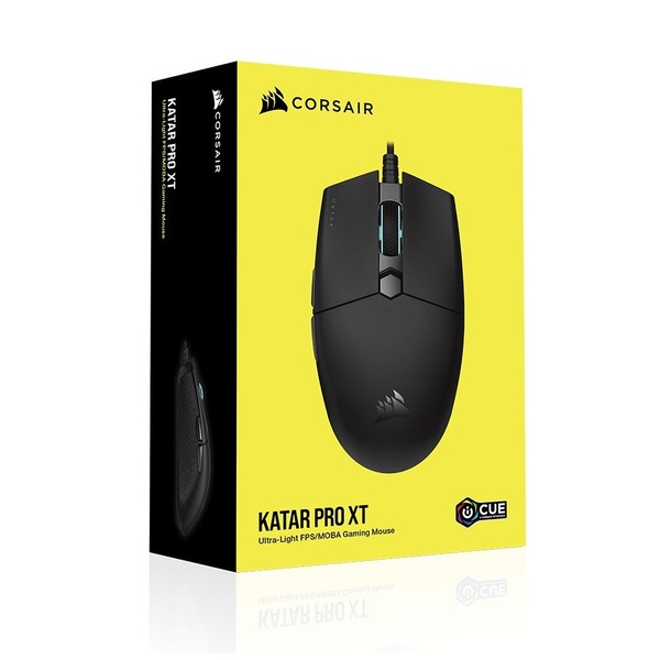 Mouse Gamer Corsair Óptico Katar Pro XT / Alámbrico / USB / 18.000DPI / Negro / CH-930C111-NA
