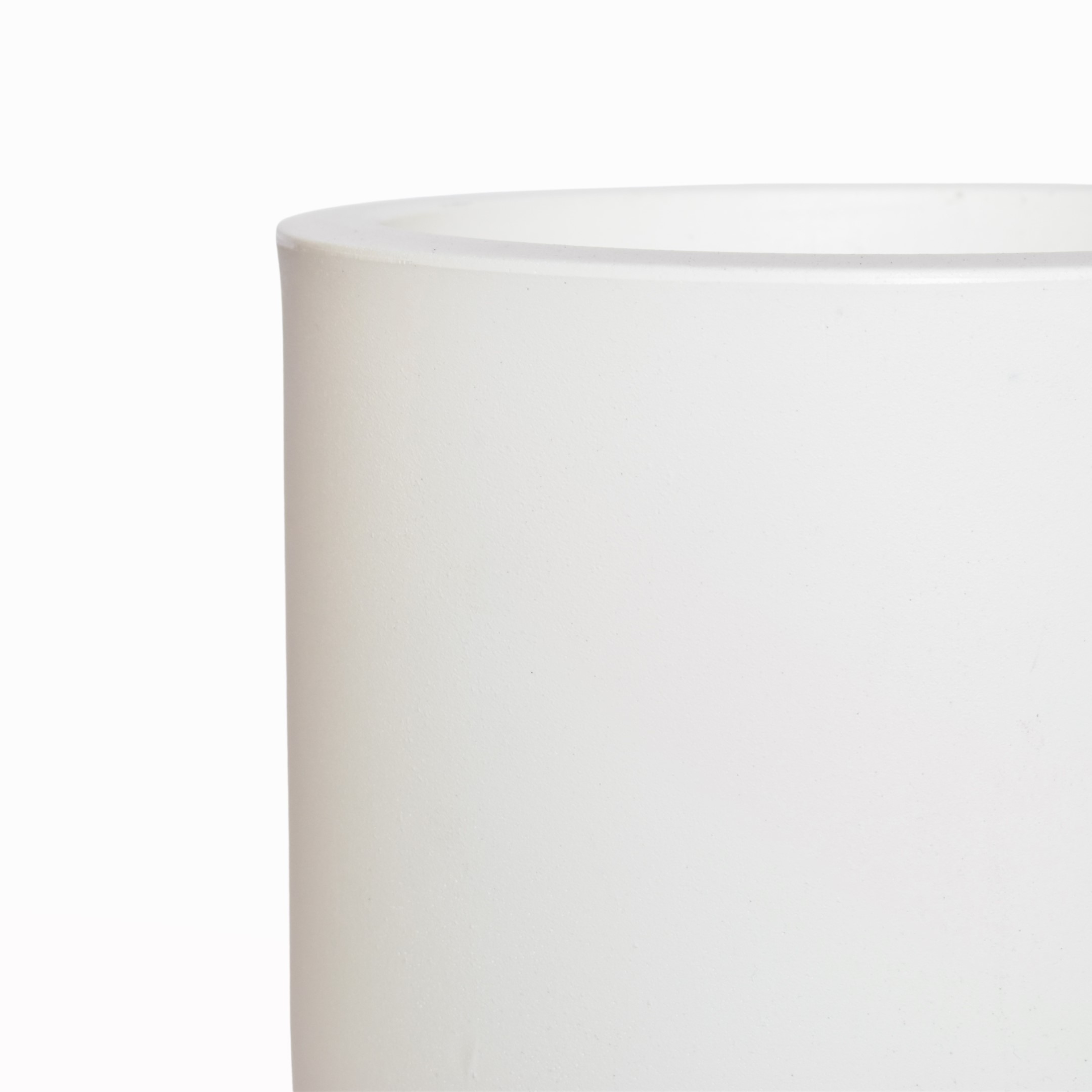 Maceta Cilíndrica Minimalista Interior/Exterior Blanca Mym