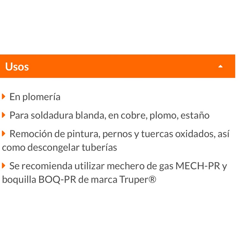 Cilindro de Gas Propano con Mechero de 400g Azul Truper KIT-GAS-400A Plomeria Soldar Soldadura en cobre Plomo