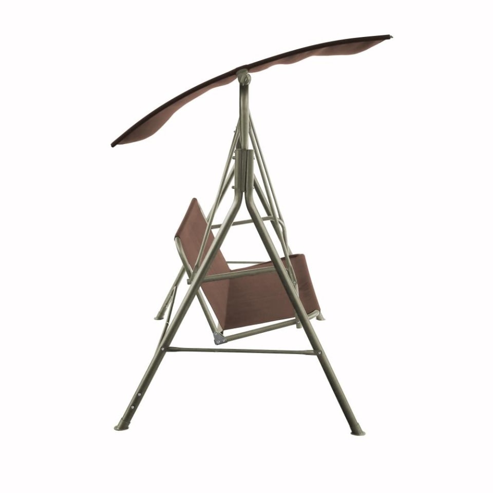 Columpio Para Jardin De Dos Plazas Mainstays Chocolate