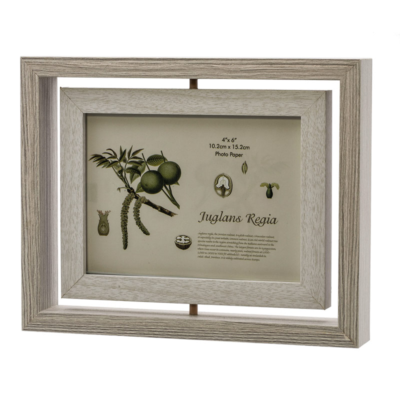 Portaretrato Giratorio Madera Regalo Novios Cuadros Decorativos Moda Hogar hw112 4x6