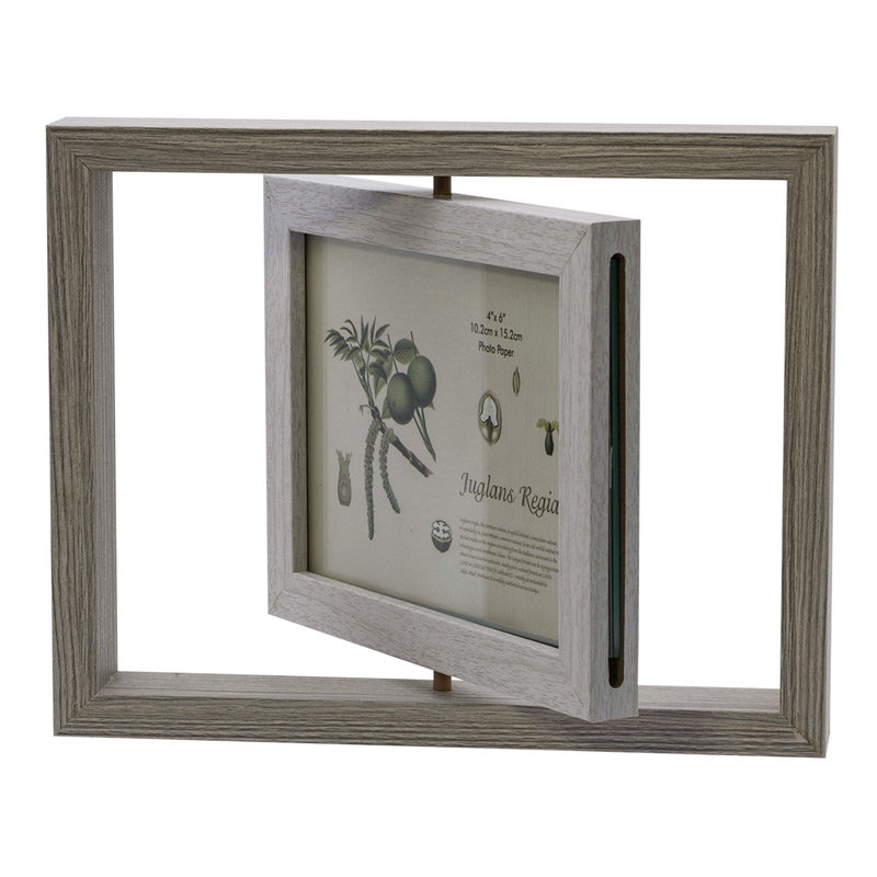 Portaretrato Giratorio Madera Regalo Novios Cuadros Decorativos Moda Hogar hw112 4x6