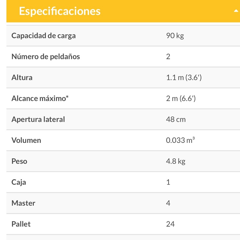 ESCALERA TUBULAR PLEGABLE DE 2 PELDAÑOS CON BARANDAL Uso Domestico-Papelerias-Jardin ESTU-2PB        rdin Pretul 