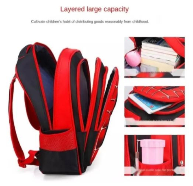 Mochila Escolar Infantil Súper Héroes 3d Avengers Niño Niña