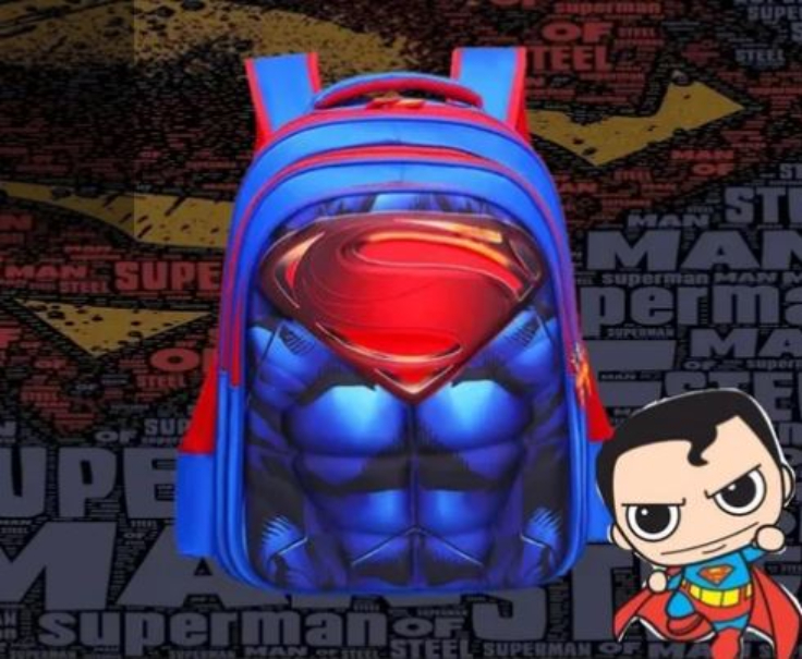 Mochila Escolar Infantil Súper Héroes 3d Avengers Niño Niña