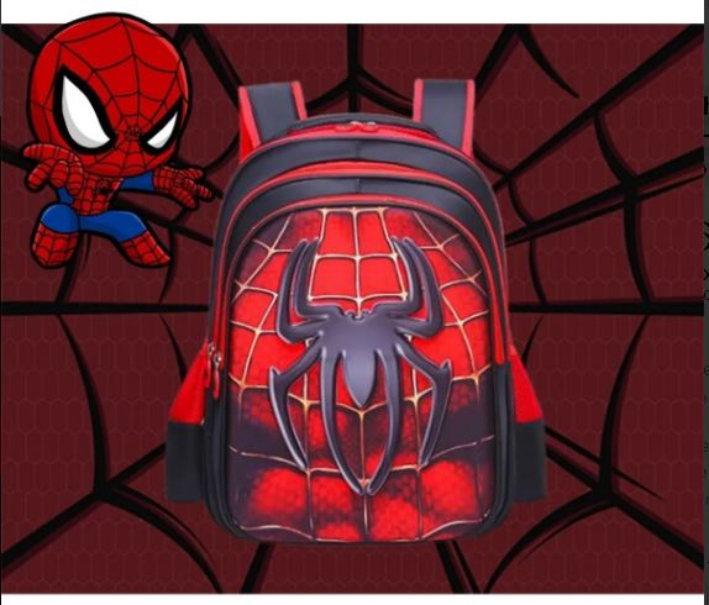 Mochila Escolar Infantil Súper Héroes 3d Avengers Niño Niña