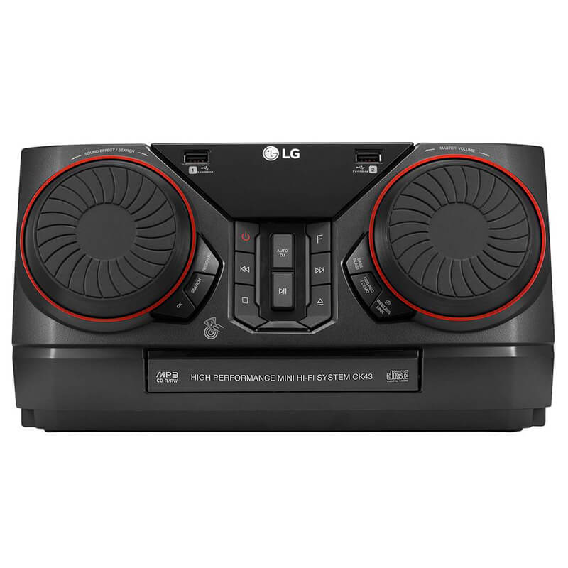 Minicomponente LG Xboom Ck43 Bluetooth 300w Usb Negro
