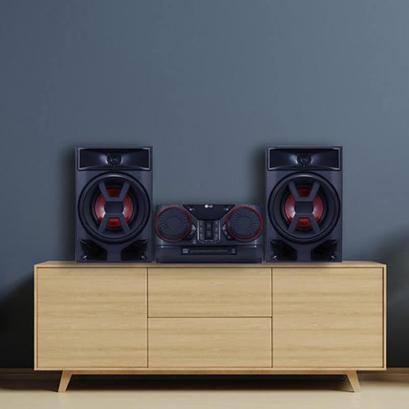 Minicomponente LG Xboom Ck43 Bluetooth 300w Usb Negro