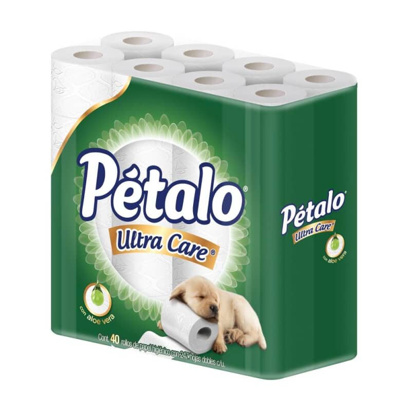 Papel Higiénico Pétalo Ultra Care 40 Rollos