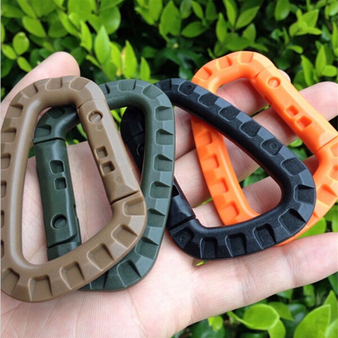 MOSQUETON PLASTICO TACTICO D