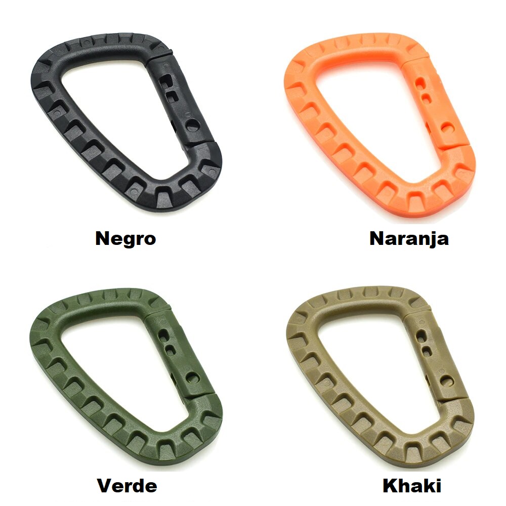 MOSQUETON PLASTICO TACTICO D