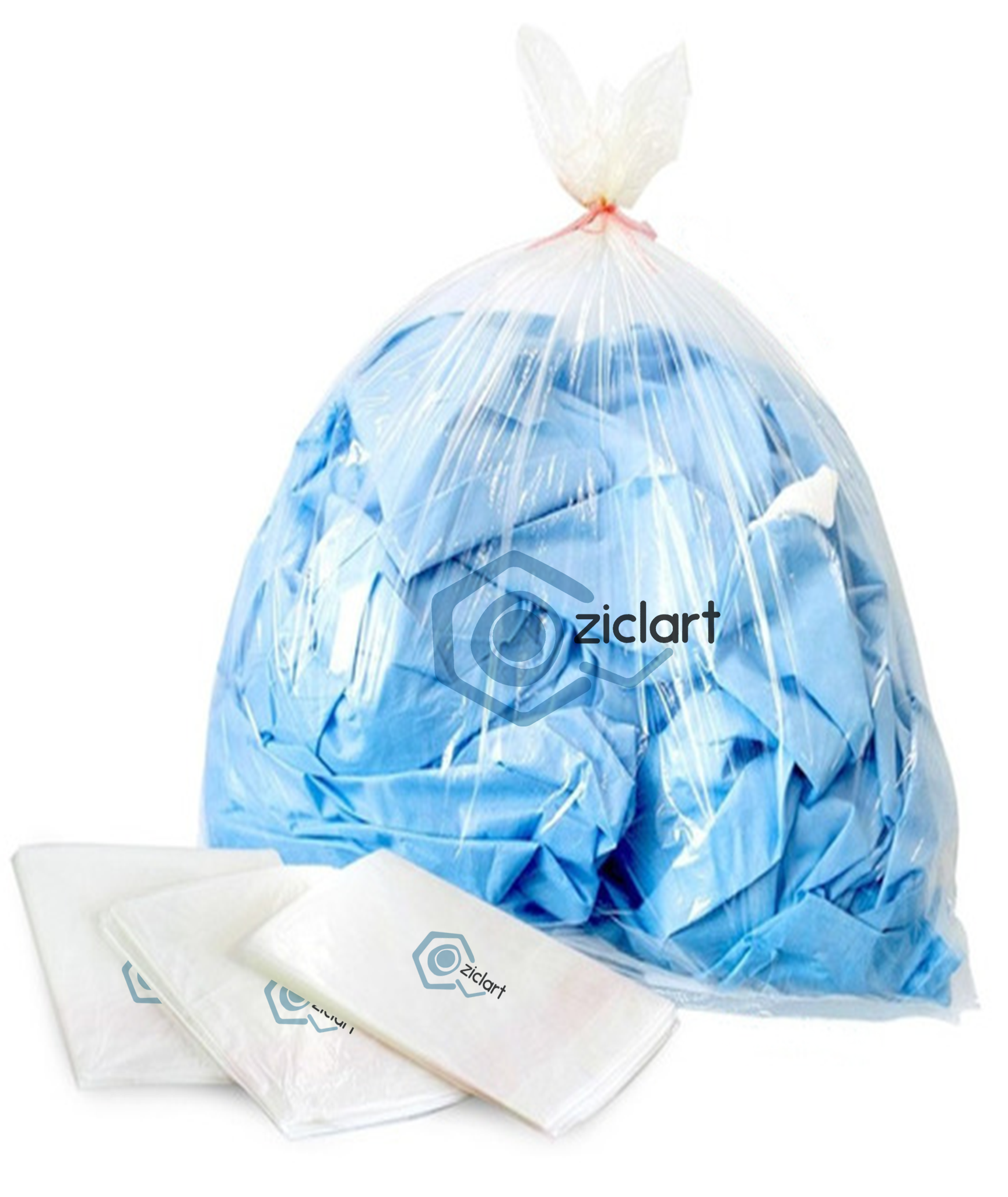 BOLSA HOSPITALARIA GRANDE HIDROSOLUBRE 100 piezas ZICLART