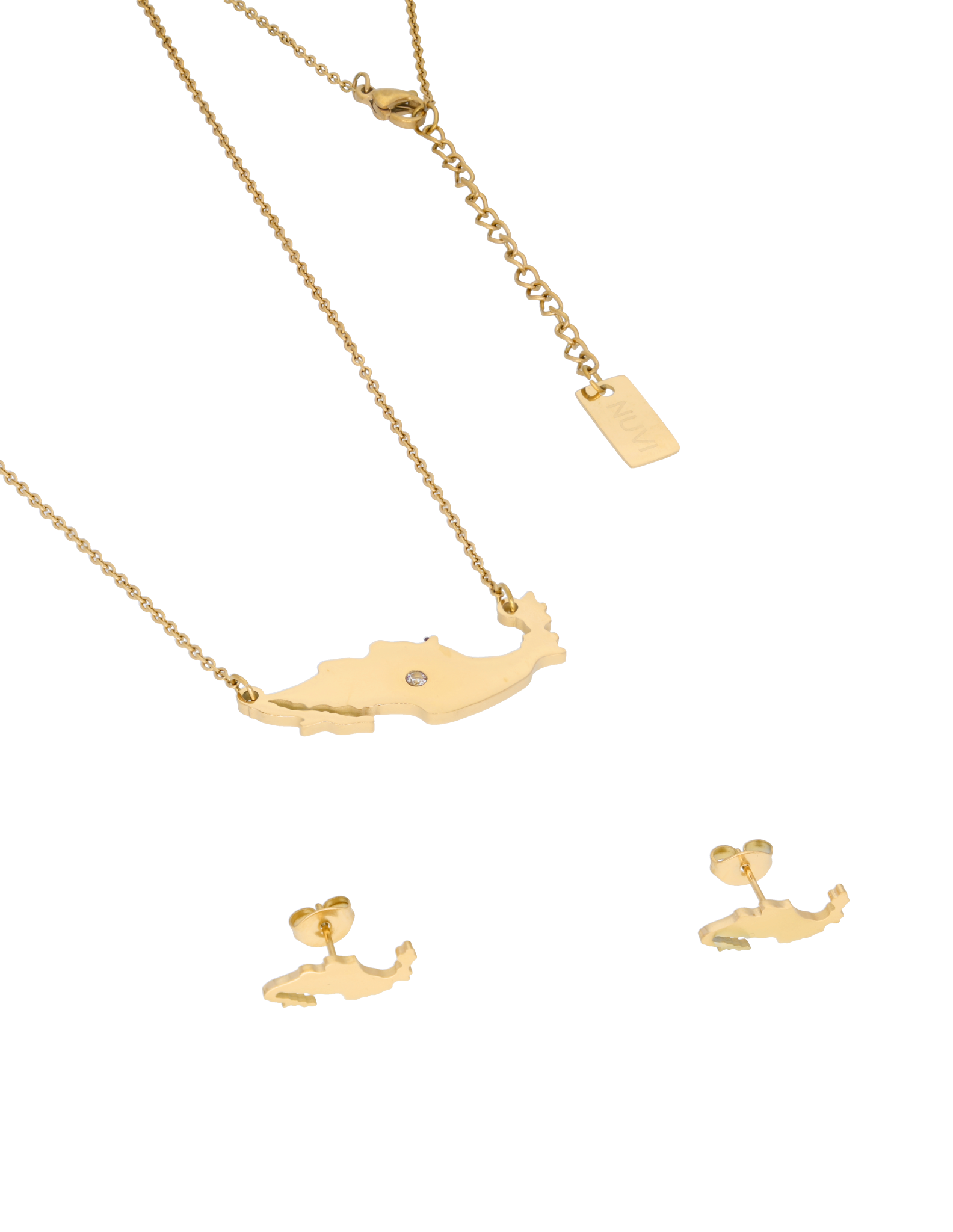 NUVI COLLAR Y ARETES MAPA DE MÉXICO | REPUBLICA MEXICANA