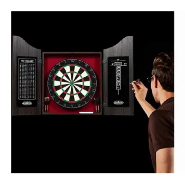 Gabinete Tablero De Dardos Y Madera Maciza Barrington