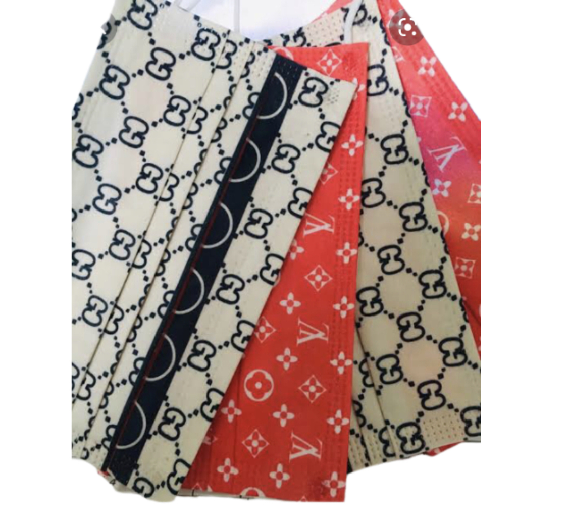 Cubrebocas Tricapa termosellado de diseño Mujer 10piezas