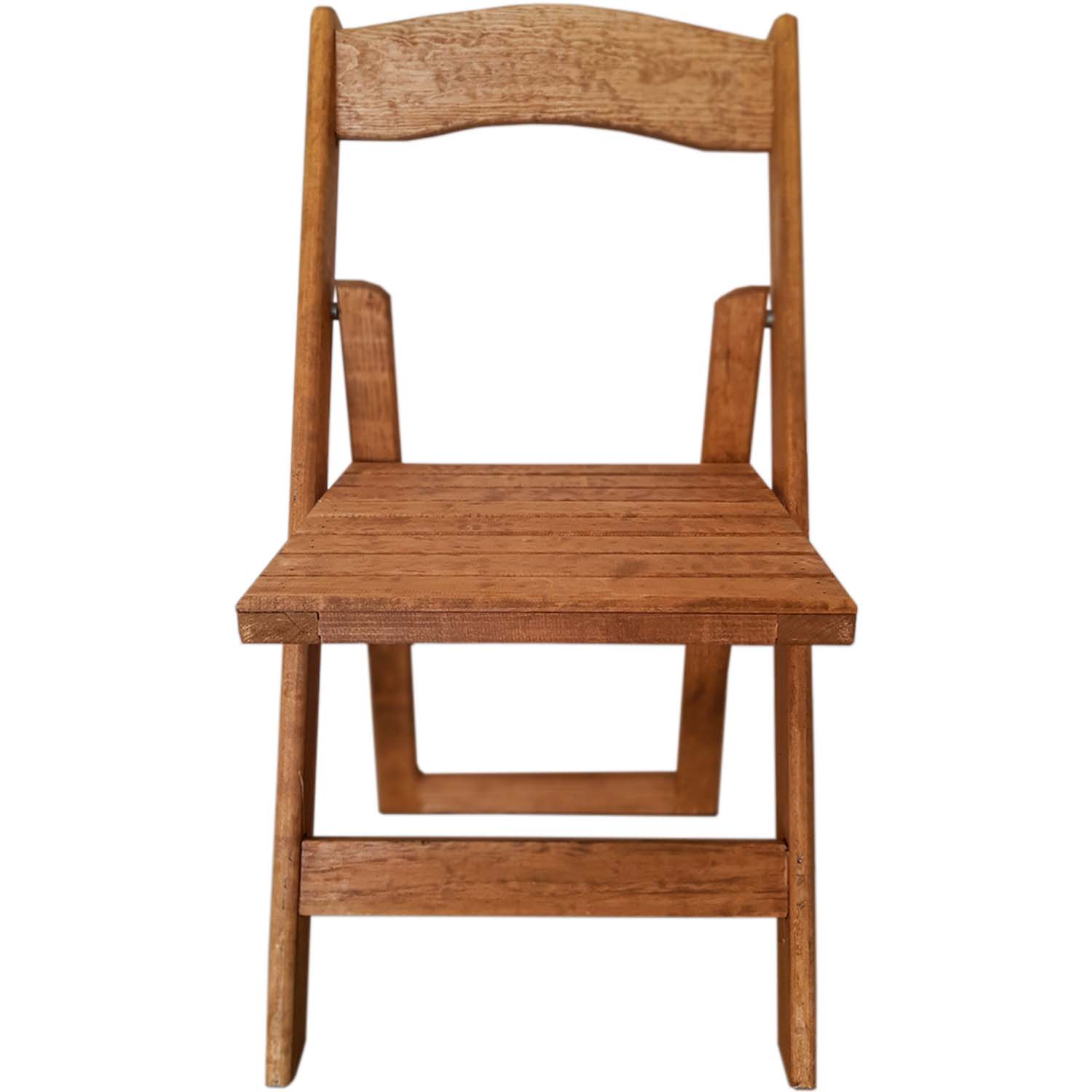 Set de 4 sillas de madera plegables Modelo Del Bosque . Rústico Tratable . Leer Descripción