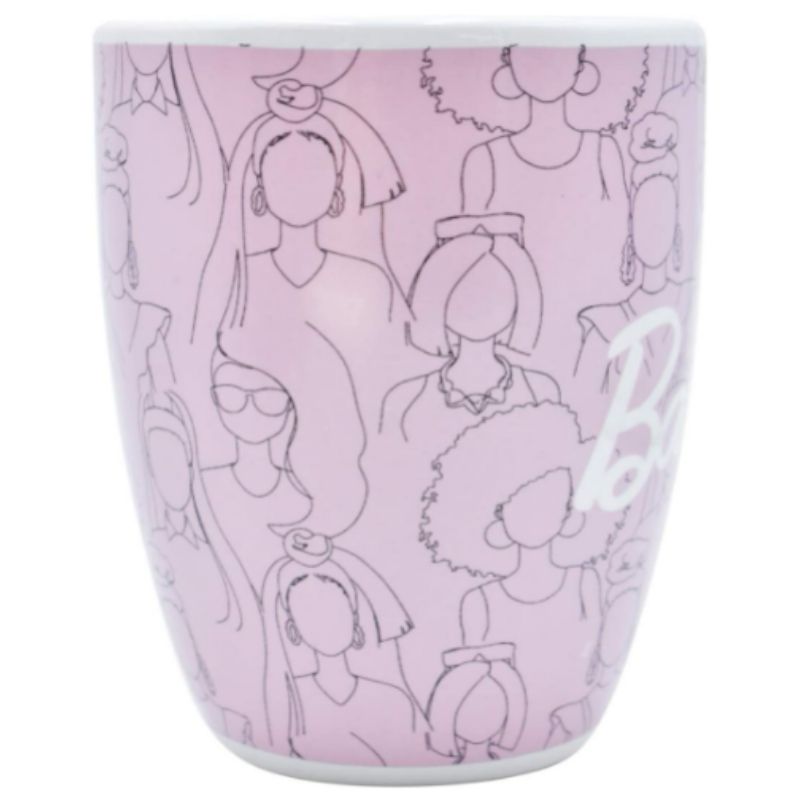 Fun Kids 1738-116 Taza Barbie de Cerámica de 500 Ml Rosa