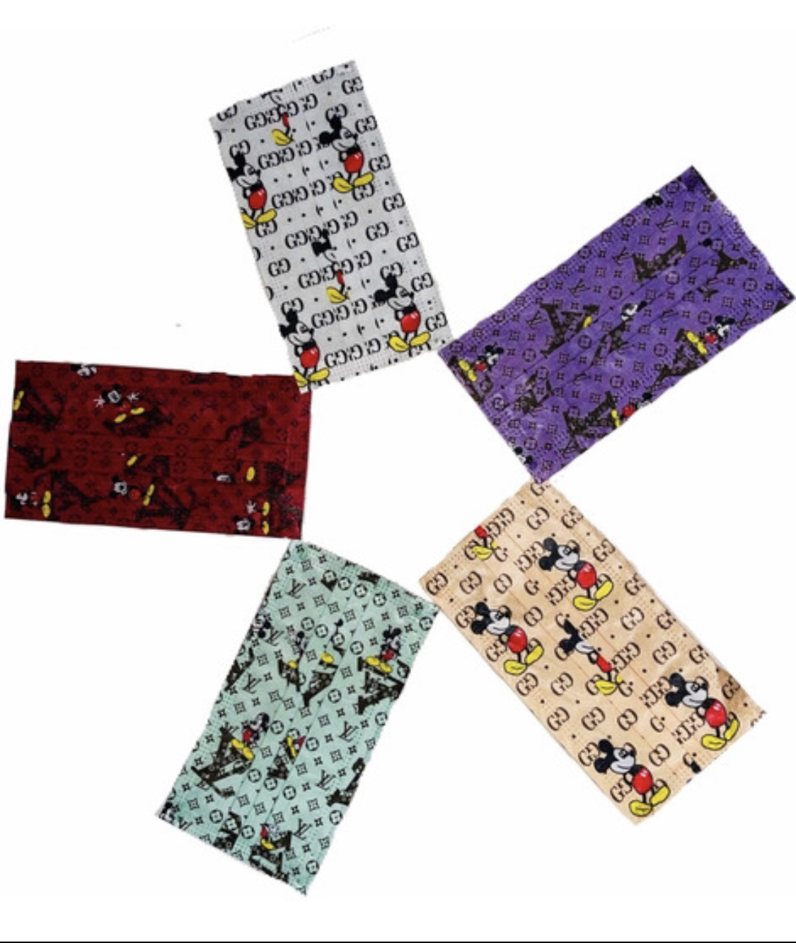 Cubrebocas Tricapa termosellado de diseño Mujer 10piezas