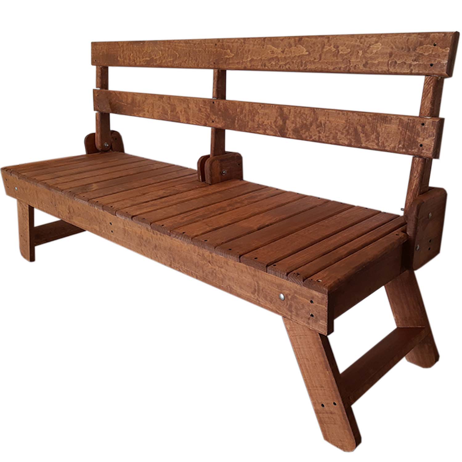 Banca Modelo Del Bosque, 3 personas . Rústico Tratable . Leer Descripción