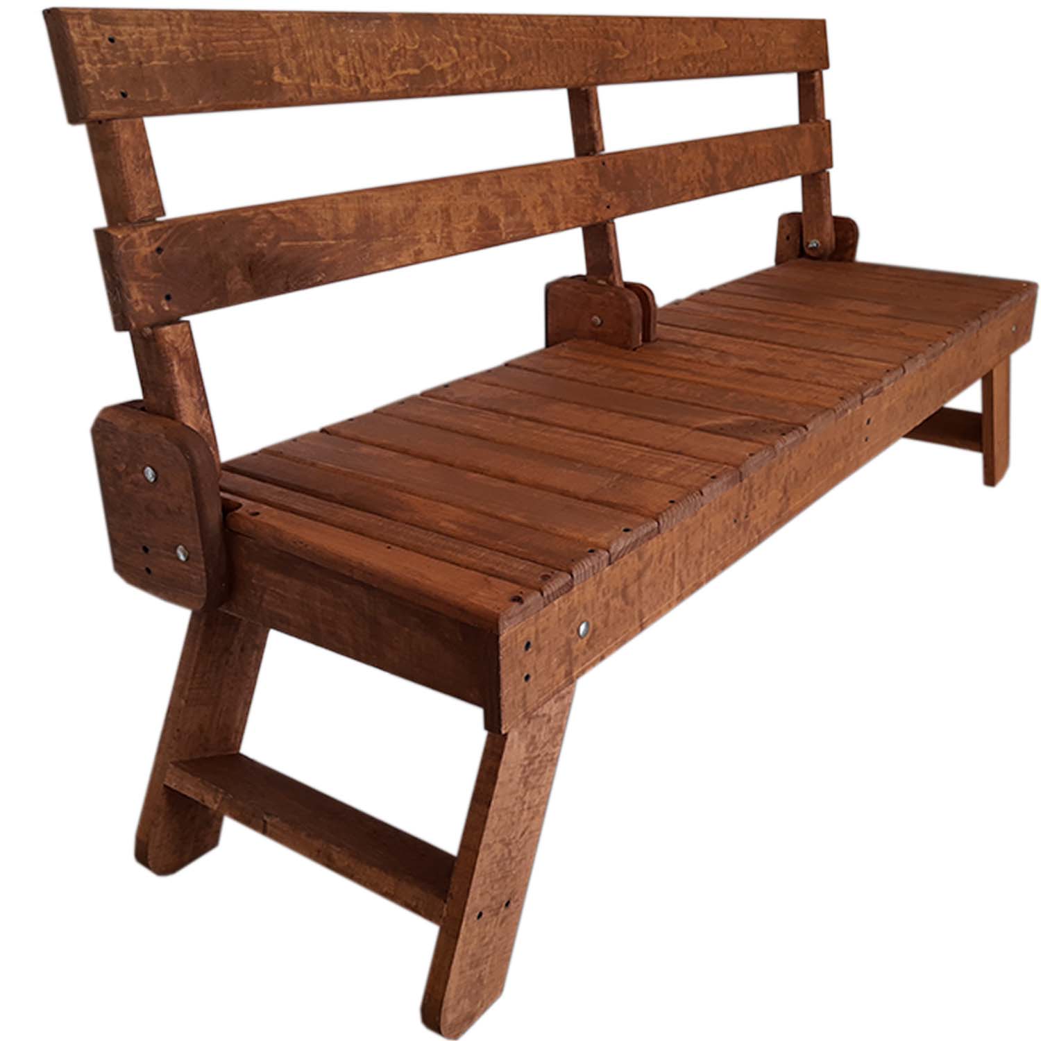 Banca Modelo Del Bosque, 3 personas . Rústico Tratable . Leer Descripción