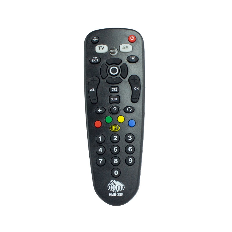 Control Remoto  Universal 2 en 1 para Pantallas y TV Satelital Compatible con Sky / Master / HME-3SK