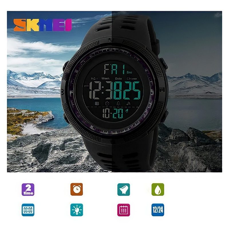 Reloj Skmei 1251 Negro Deportivo Digital