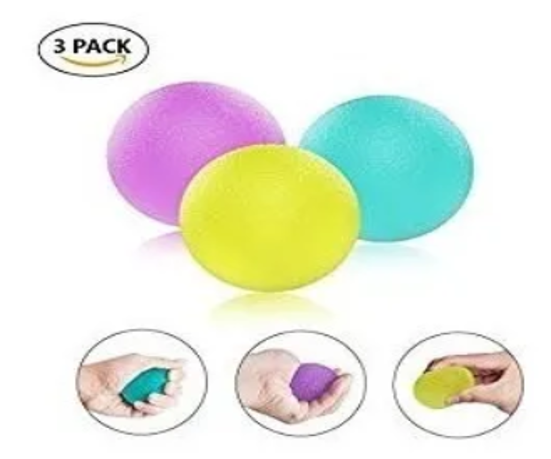 PELOTA DE GEL REHABILITACION PARA EJERCICIOS ANTIESTRES