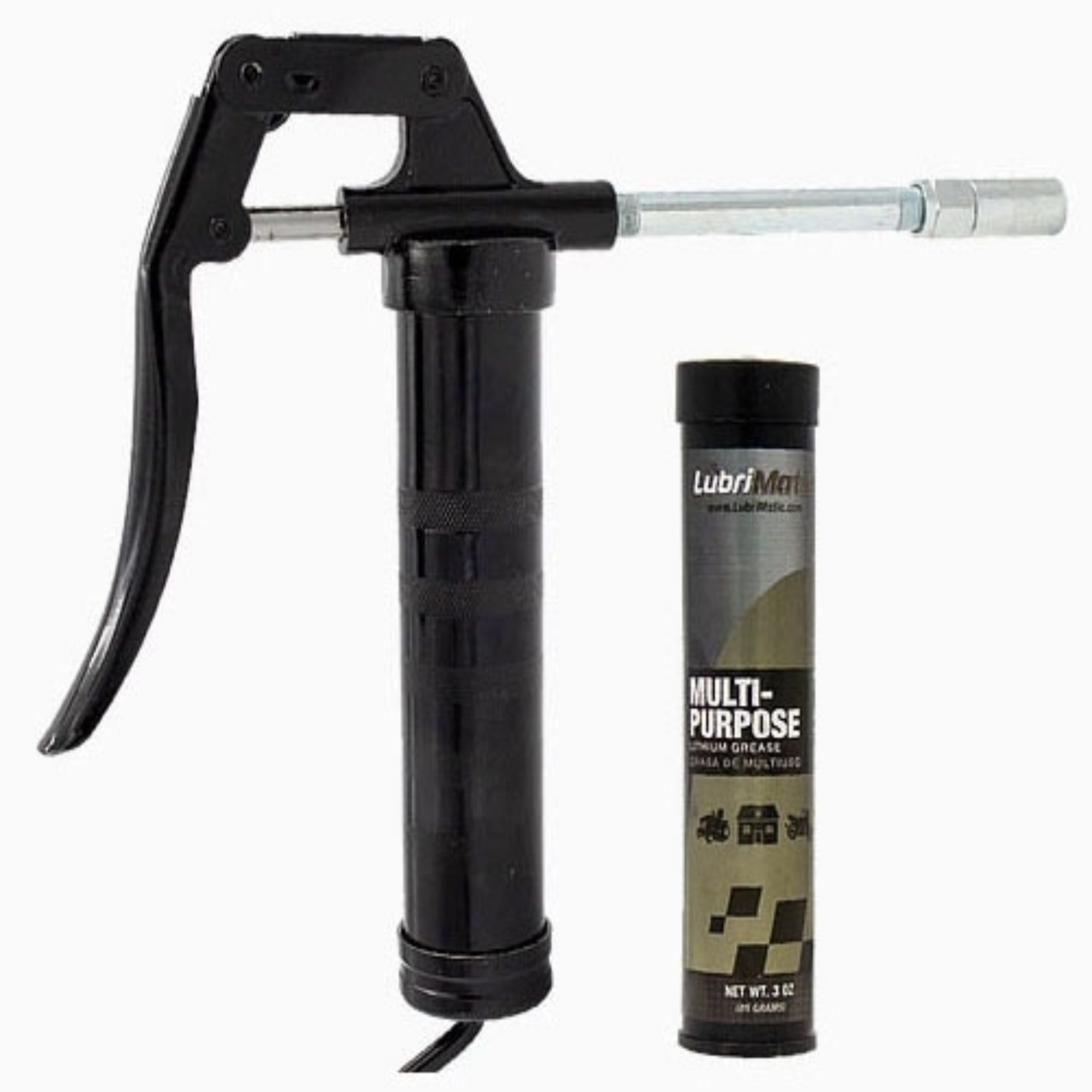 Grasera mini con estuche de grasa de lithio 