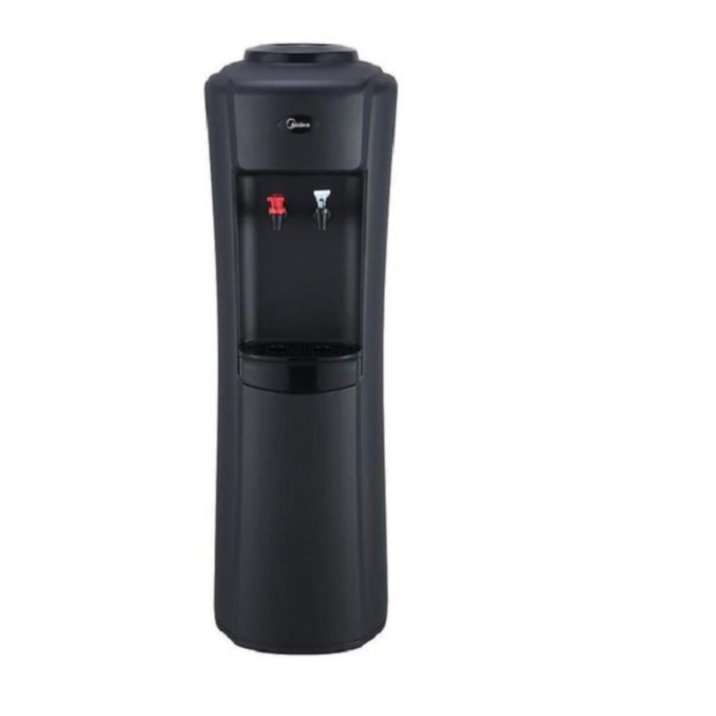 DISPENSADOR DE AGUA MIDEA MWD1NOB 2 GRIFOS DE PISO NEGRO ALB6