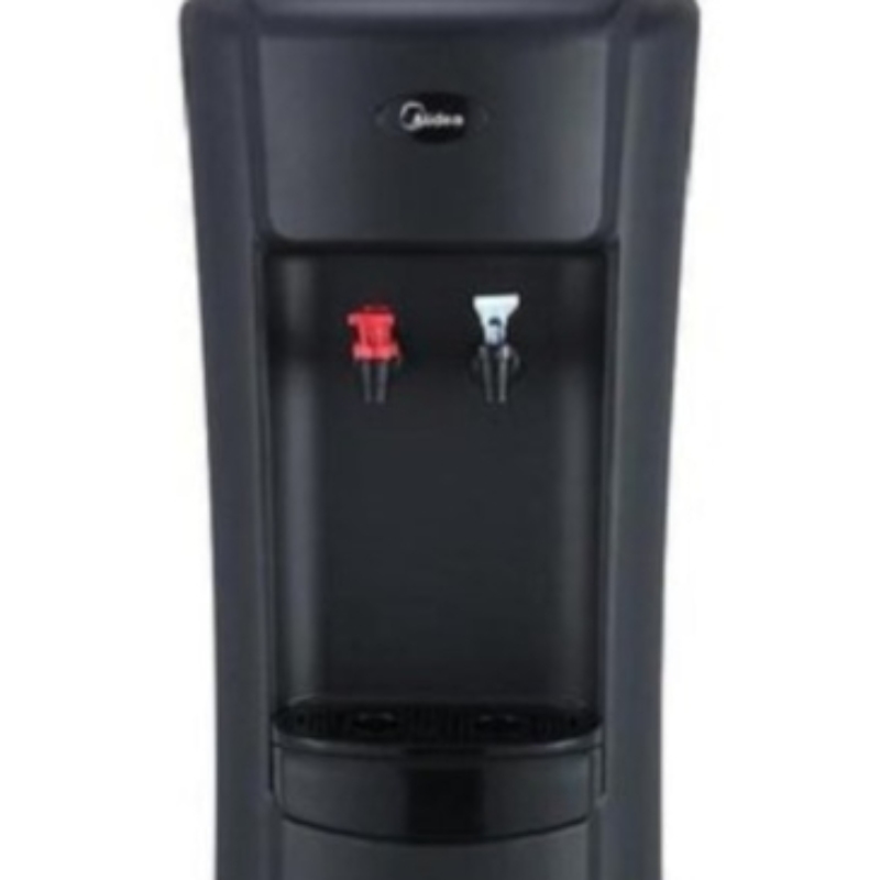 DISPENSADOR DE AGUA MIDEA MWD1NOB 2 GRIFOS DE PISO NEGRO ALB6