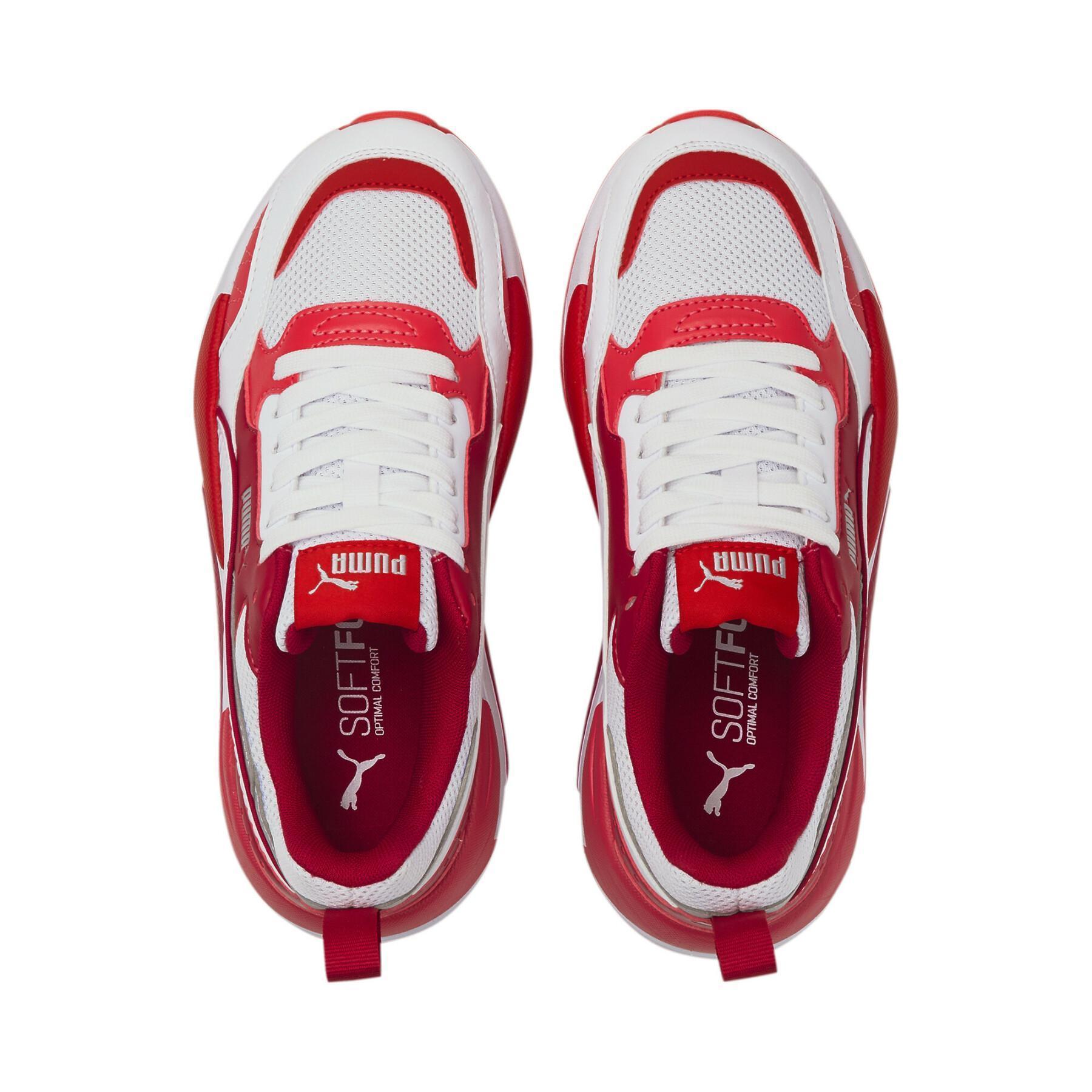 Tenis PUMA X-RAY 2 Square Blanco Rojo