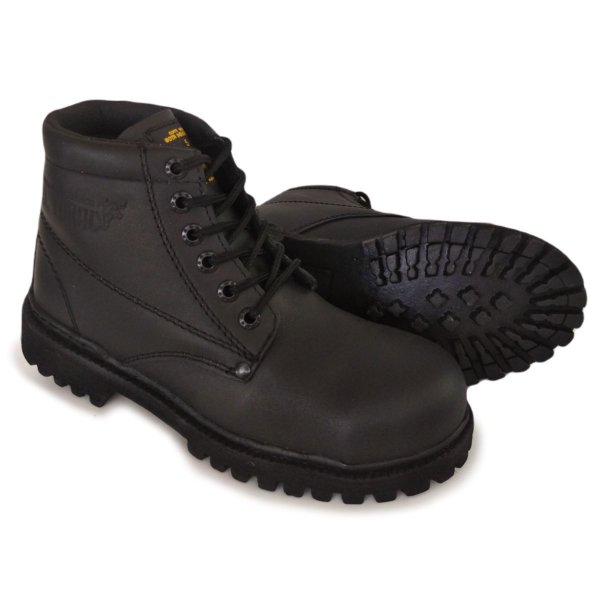 Bota Industrial De Trabajo  Casquillo De Acero Cosida Economica