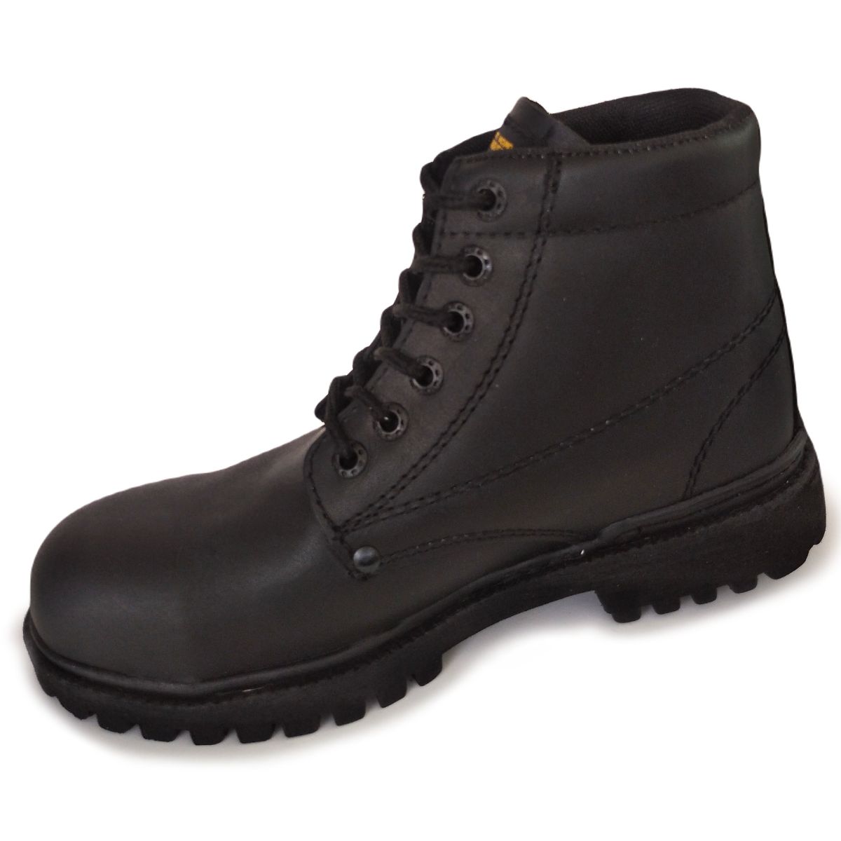 Bota Industrial De Trabajo  Casquillo De Acero Cosida Economica