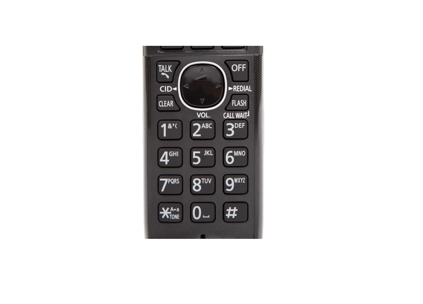 Teléfono Inalámbrico Panasonic Negro Kx-tg1712 Pantalla Lcd.