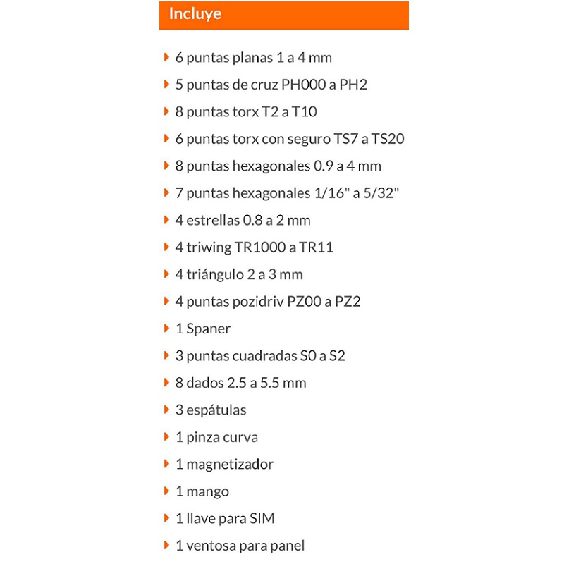 Juego /reparación Celular Y dispositivos Electrónicos Desarmador y herramientas para Reparar 7pz Truper JGO-TEL-77