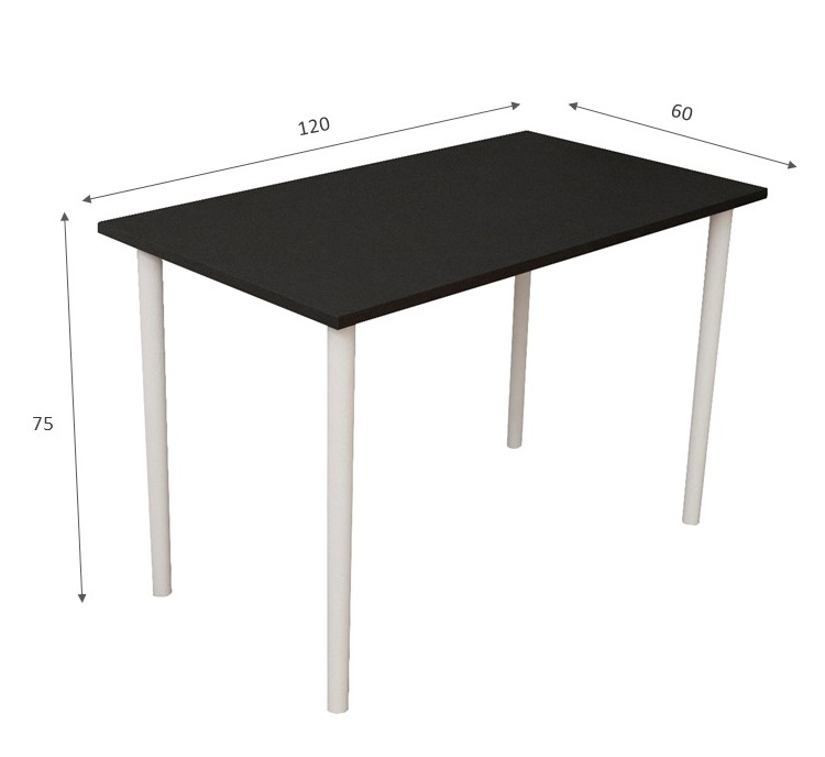 Escritorio Home Office Basic Negro