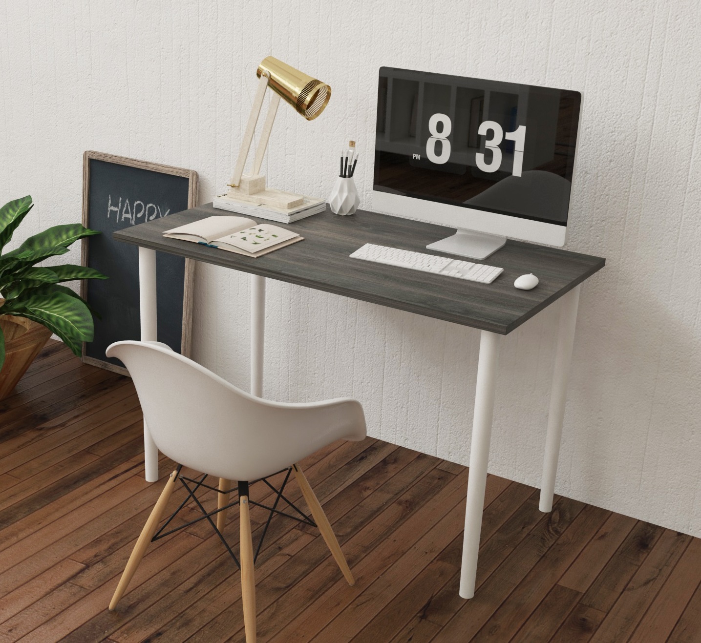 Escritorio Home Office Basic Gris