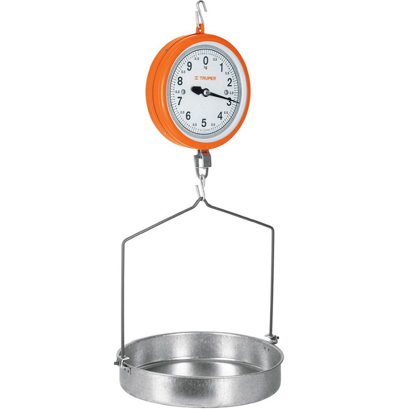 Báscula Mecánica Colgante ,10 KG Ideal para Negocio-Tienda Abarrotes Uso Comercial BAS-10C  TRUPER 