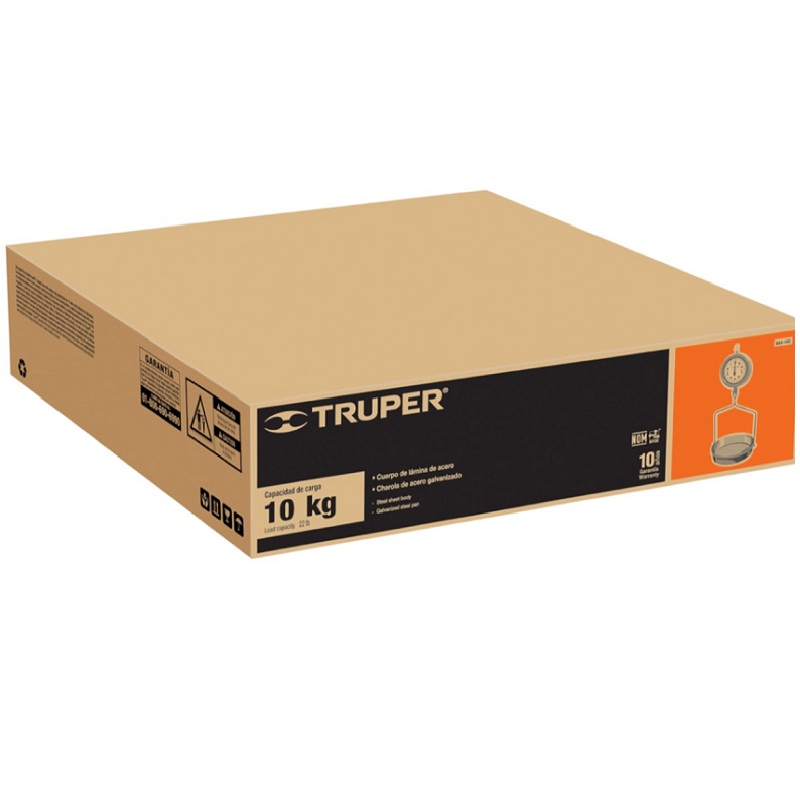 Báscula Mecánica Colgante ,10 KG Ideal para Negocio-Tienda Abarrotes Uso Comercial BAS-10C  TRUPER 