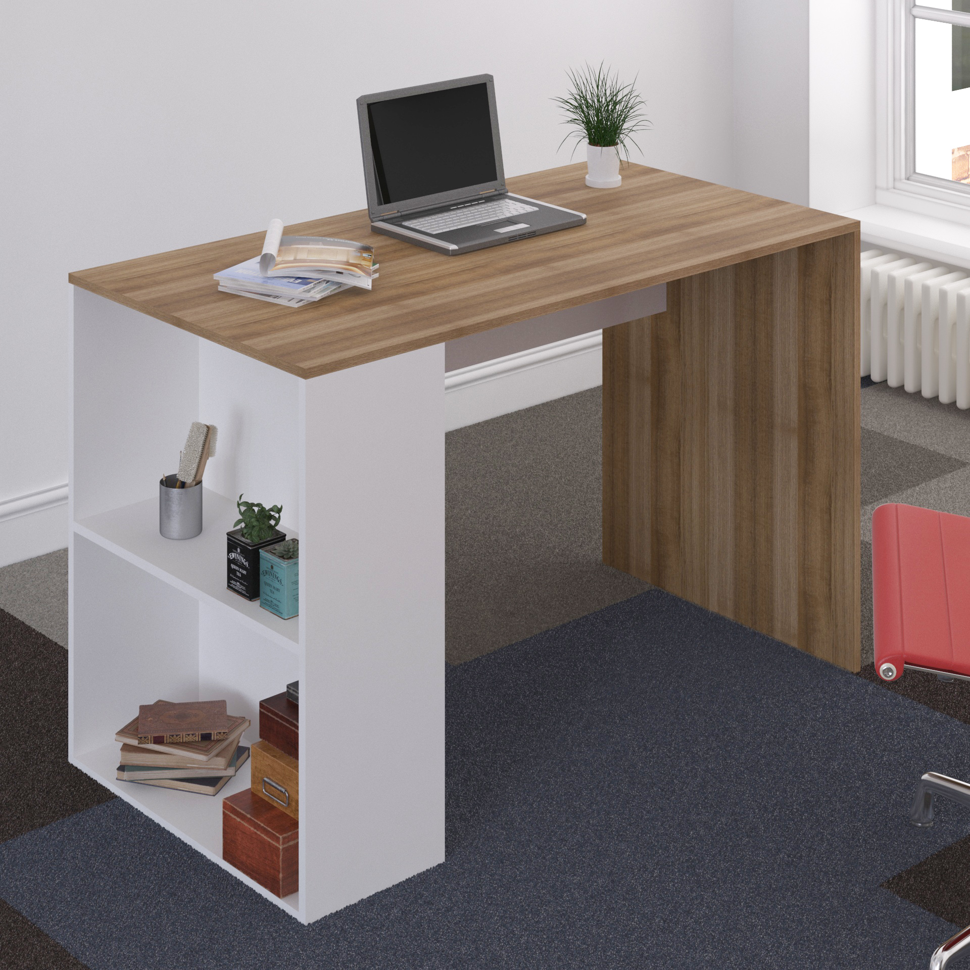 Escritorio Minimalista con archivero